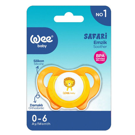 Orthodontic Silicone Pacifier - Oral Development Support 0 - 6 Months - TryAladdin