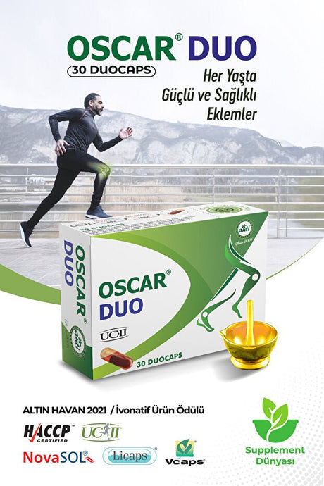 Oscar Duo UC - II Undenatured Type 2 Collagen - 30 Duocaps - TryAladdin