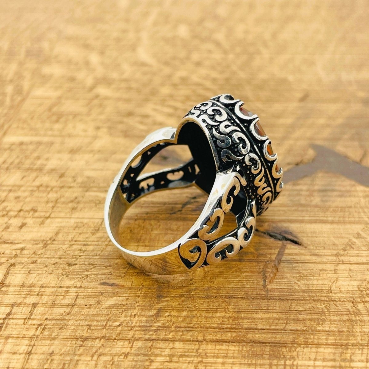 Ottoman Multi - Color Zultanite Men's Ring