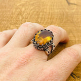 Ottoman Multi - Color Zultanite Men's Ring