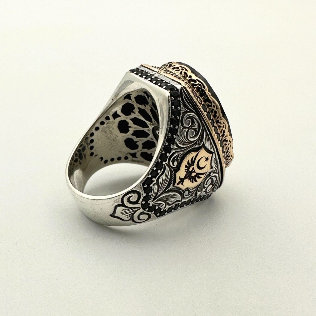 Ottoman Style Men's Ring