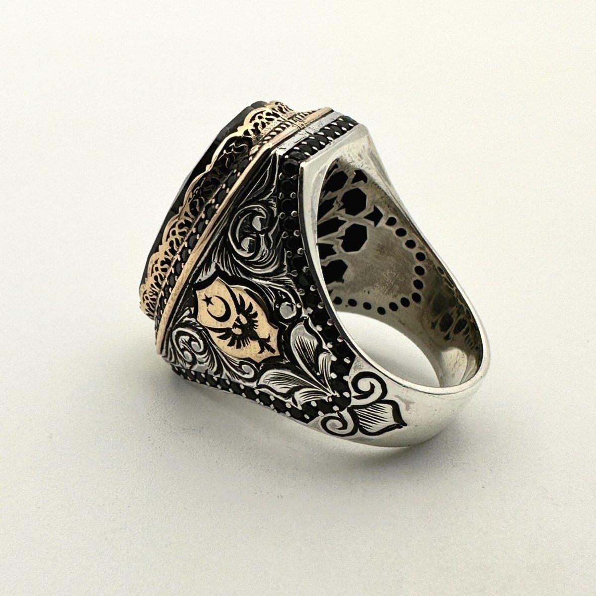 Ottoman Style Men's Ring