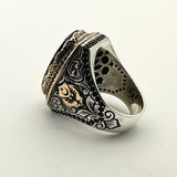 Ottoman Style Men's Ring - TryAladdin