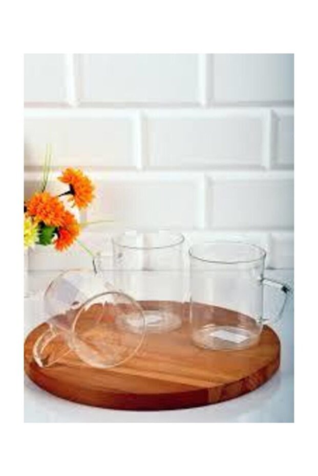 Paci Professional Borosilicate Heat Resistant Glass Mug Set - 6 Pieces - TryAladdin