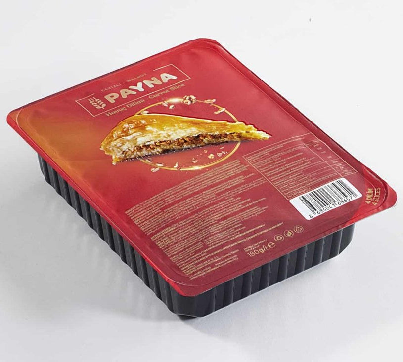 Packaged Carrot Slice Baklava with Walnut - 4 Slices - TryAladdin