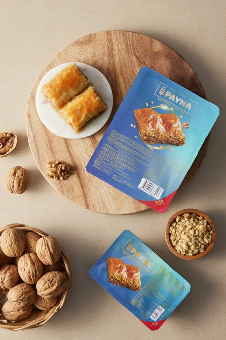 Packaged Roll Baklava with Walnut - 6 Slices - TryAladdin