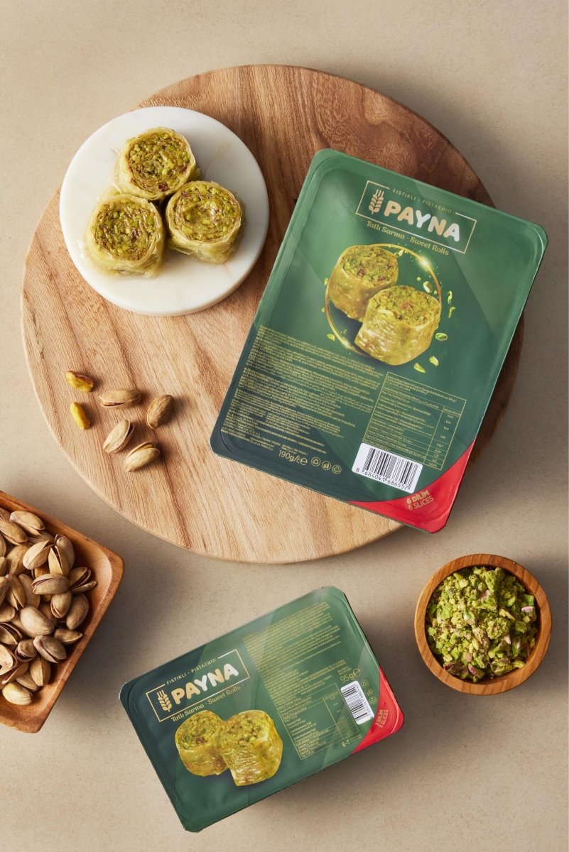 Packaged Wrap Baklava with Pistachio - 6 Slices - TryAladdin