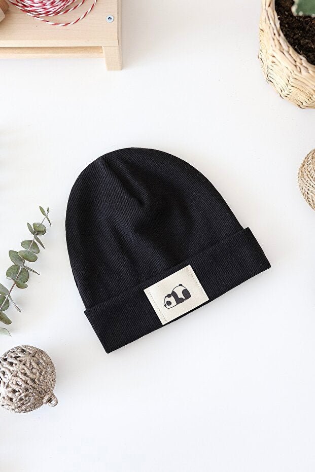 Panda Label Baby Beanie - 100% Cotton - TryAladdin