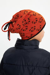 Panda Patterned Cotton Beanie & Neck Warmer Set - TryAladdin