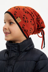 Panda Patterned Cotton Beanie & Neck Warmer Set - TryAladdin