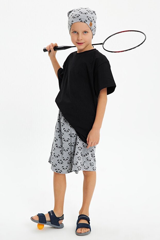 Panda Print 4 - Season Cotton Beanie - Soft & Breathable - TryAladdin