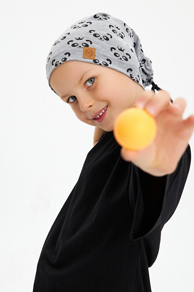 Panda Print 4 - Season Cotton Beanie - Soft & Breathable - TryAladdin