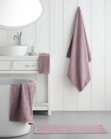 Professional Grade Cotton Bath Towel Large Purple