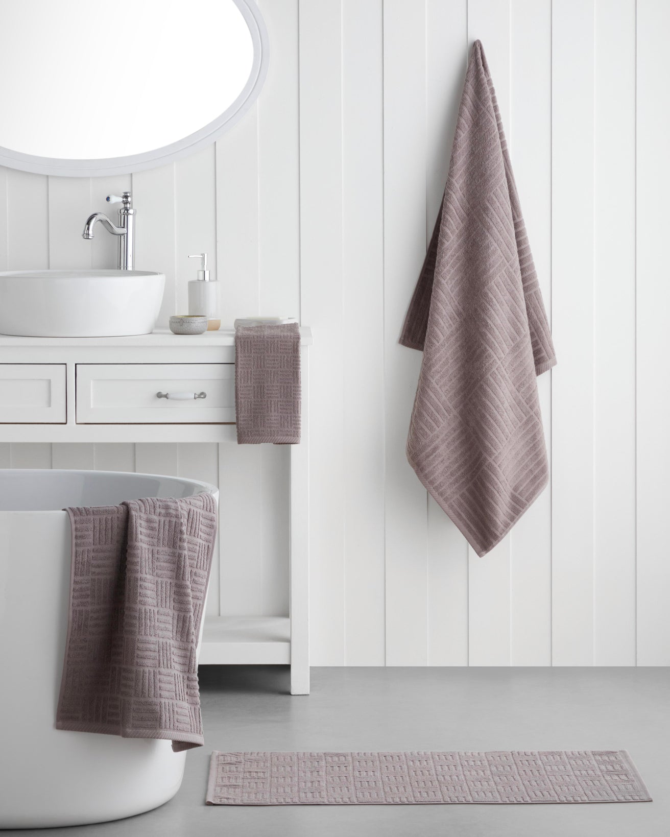 Professionele kwaliteit Turks katoenen badhanddoek 90x150cm Misty Brown