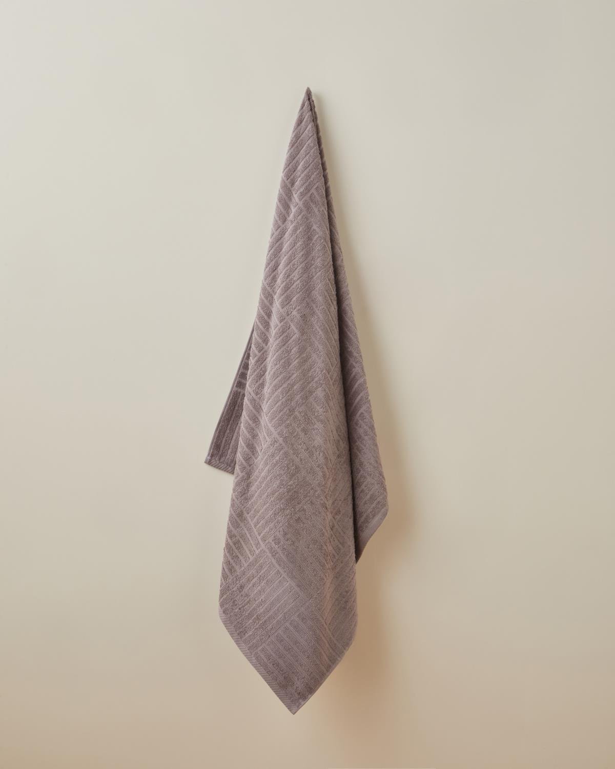 Professionele kwaliteit Turks katoenen badhanddoek 90x150cm Misty Brown