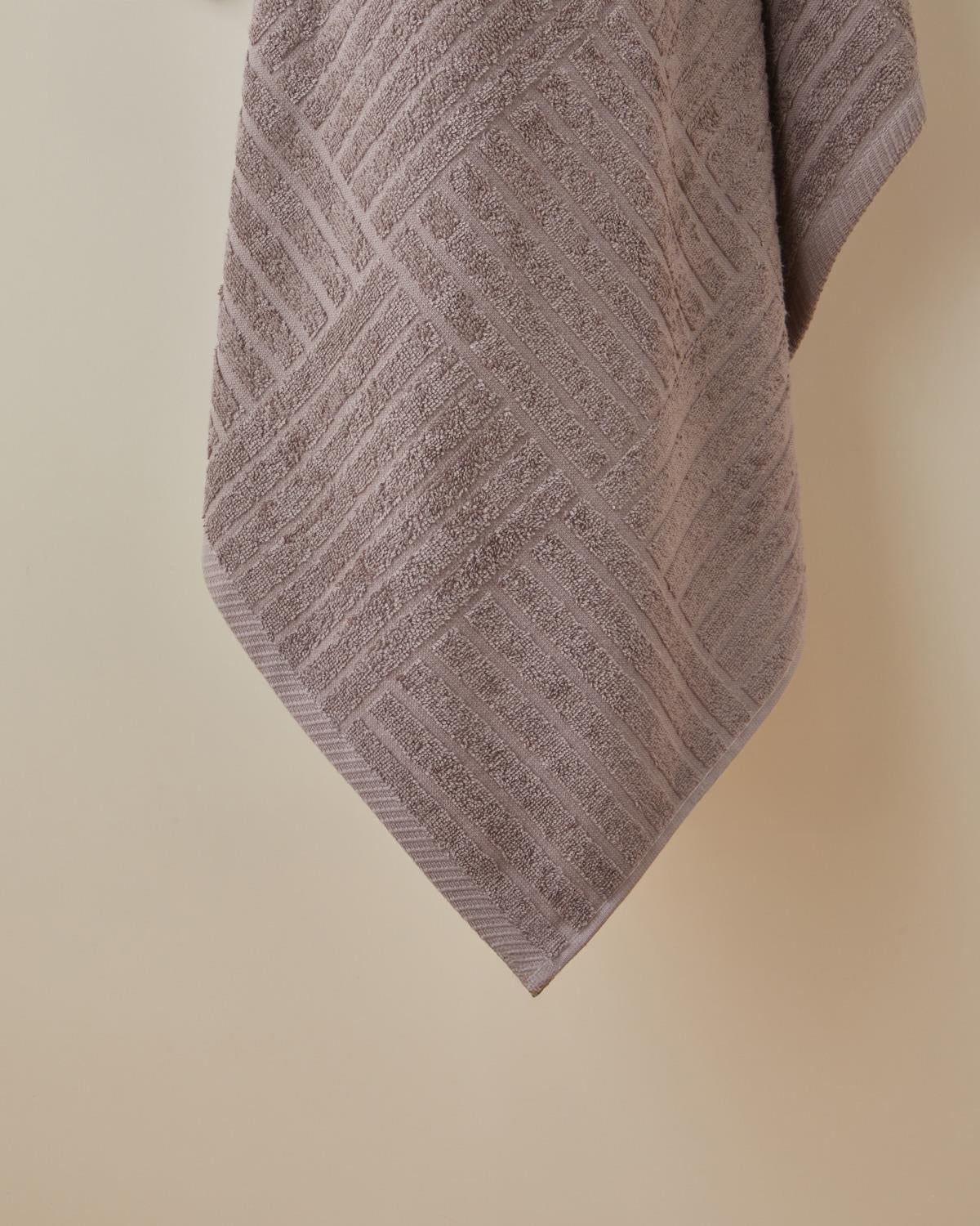Professionele kwaliteit Turks katoenen badhanddoek 90x150cm Misty Brown
