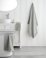 Professionele Kwaliteit Premium Katoenen Badhanddoek Salie 90x150cm