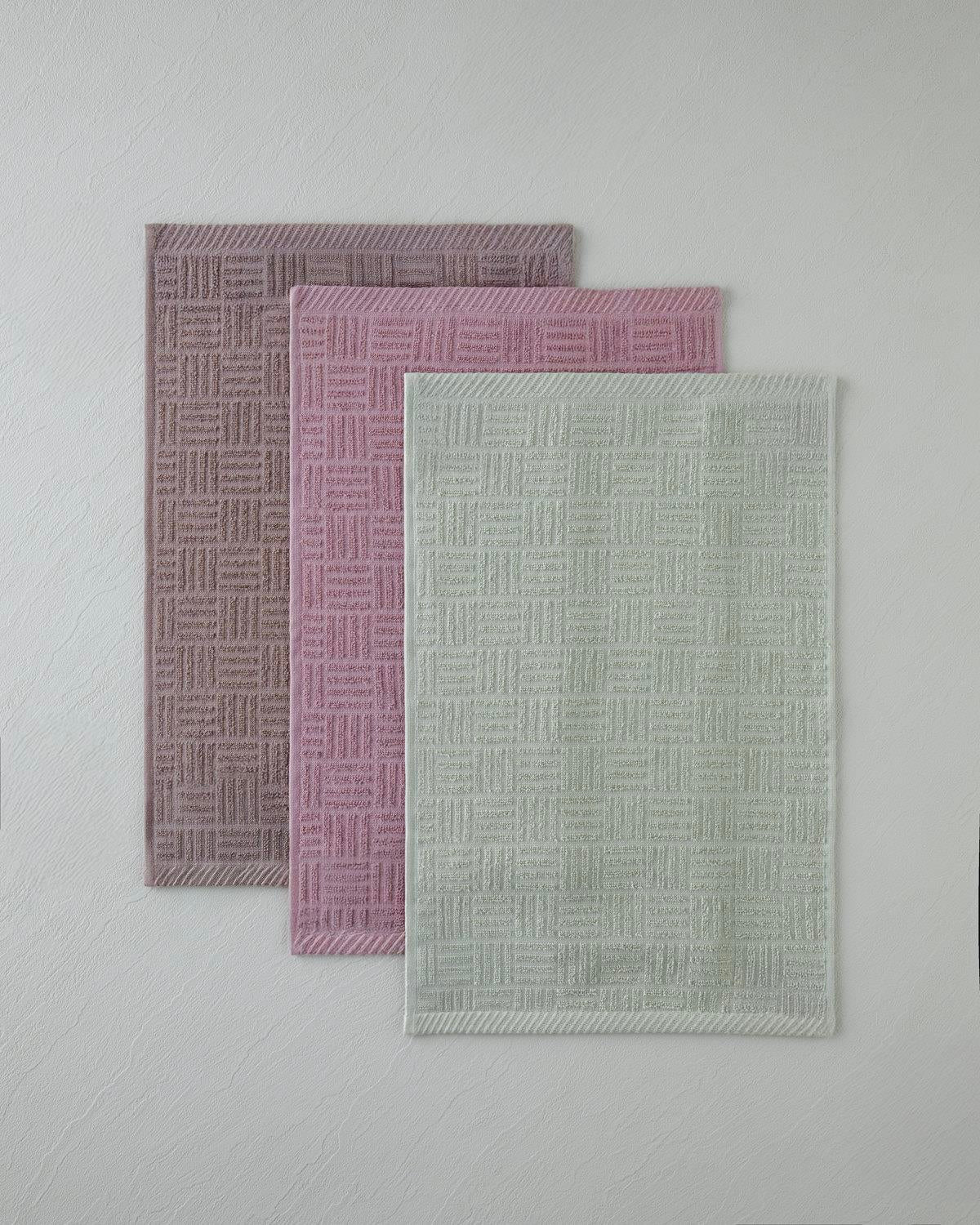 Professionelles Plüsch-Baumwoll-Handtuch Lila 30x45cm