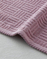 Professionelles Plüsch-Baumwoll-Handtuch Lila 30x45cm