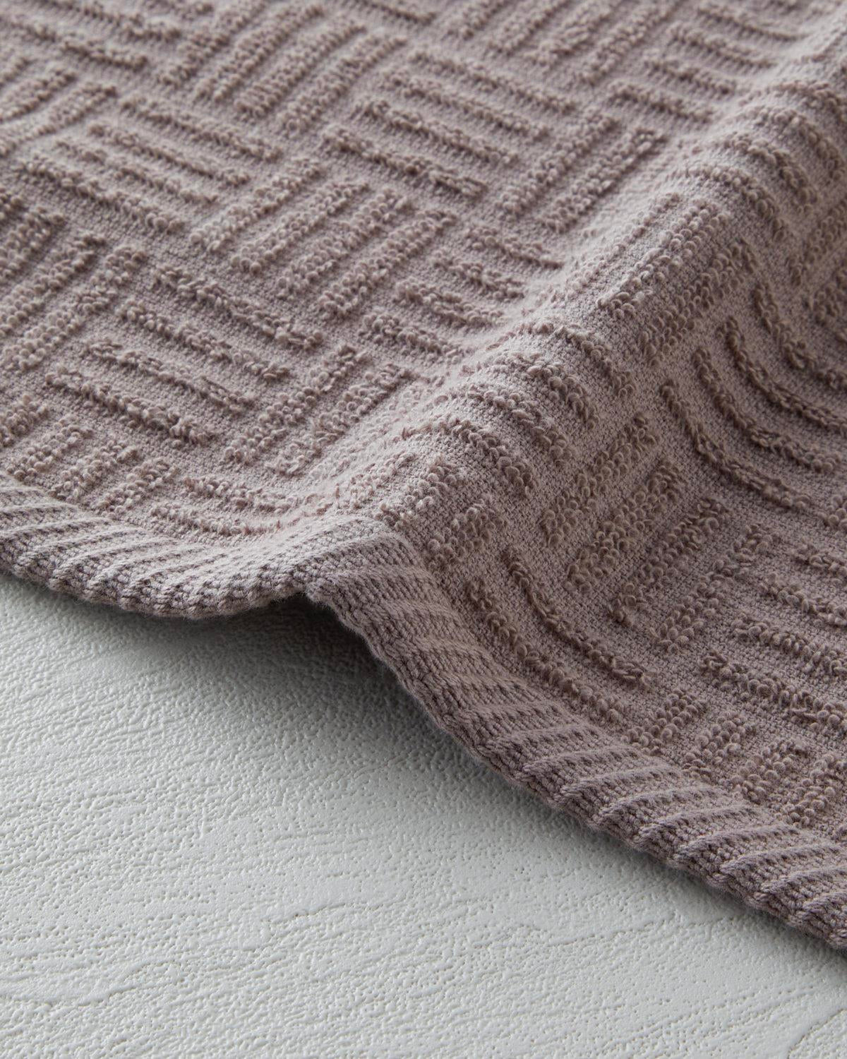 Serviette à main en coton premium 30x45cm Café Brume en gros