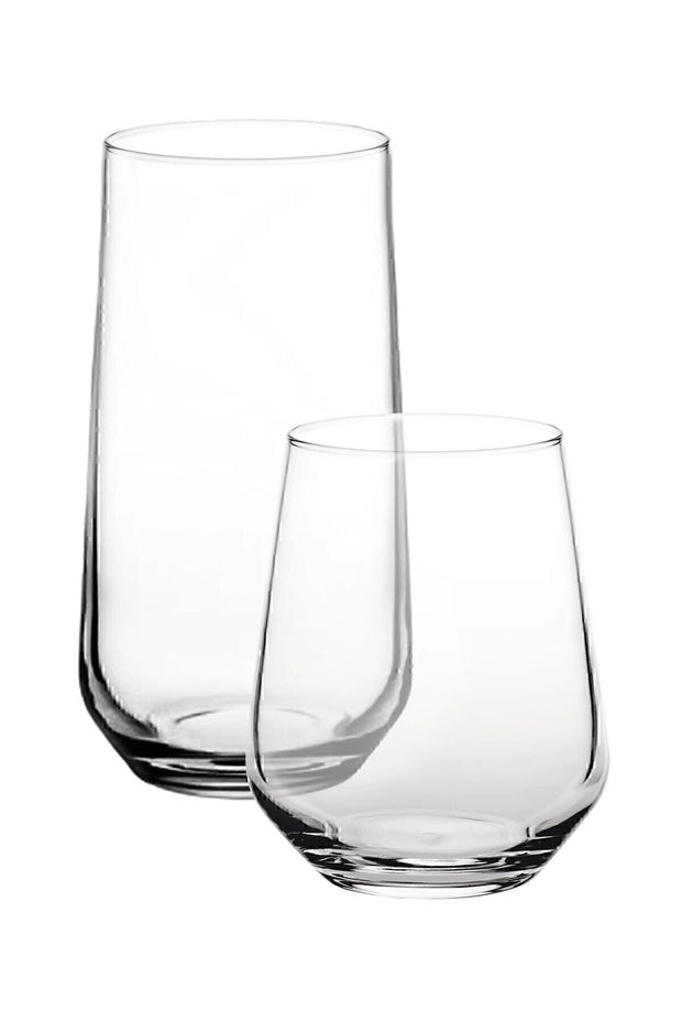 Pasabahce Allegra Premium Glassware Collection - 12 - Piece Set - TryAladdin