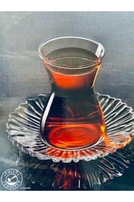 Pasabahce Aura Premium Turkish Tea Glass Set - 12 Piece - TryAladdin