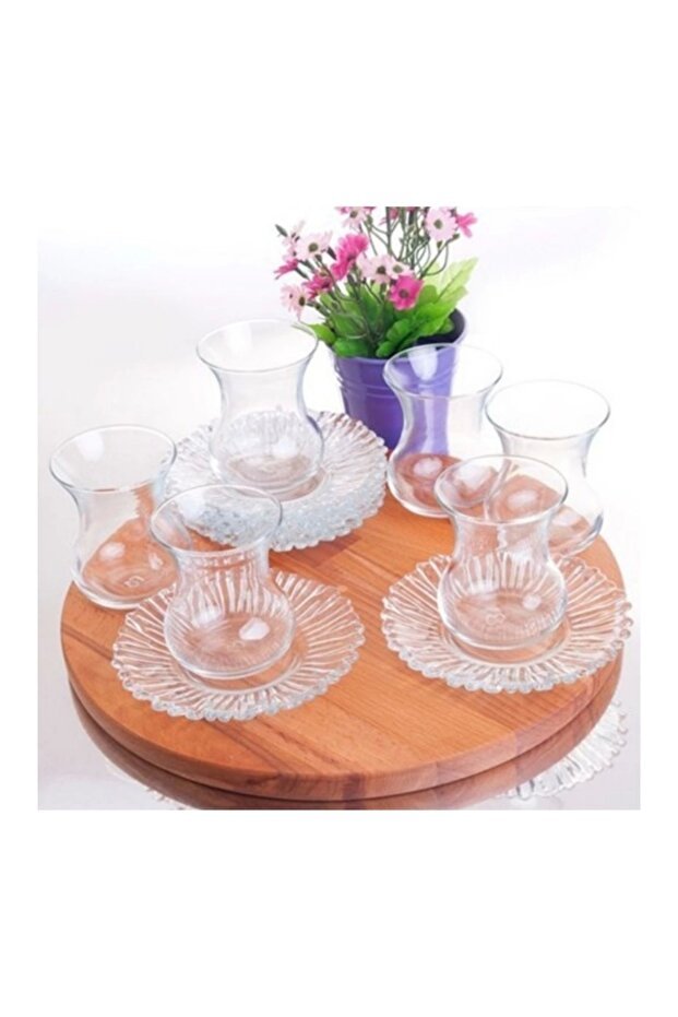 Pasabahce Aurora Classic Turkish Tea Glasses - 155ml, 6 - Piece Set - TryAladdin