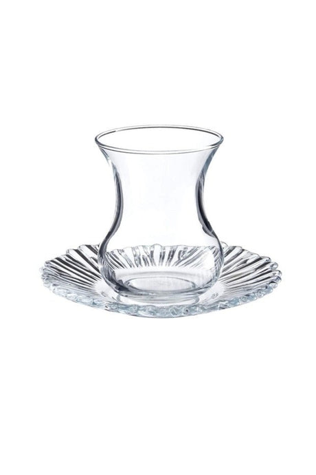 Pasabahce Aurora Classic Turkish Tea Glasses - 155ml, 6 - Piece Set - TryAladdin