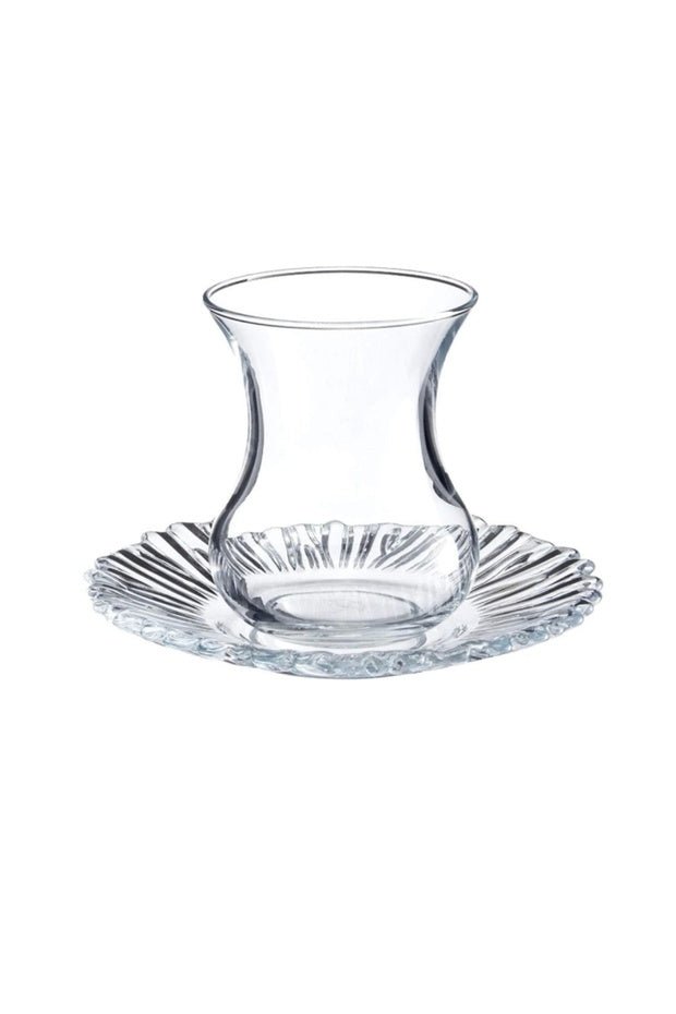 Pasabahce Aurora Classic Turkish Tea Glasses - 155ml, 6 - Piece Set - TryAladdin