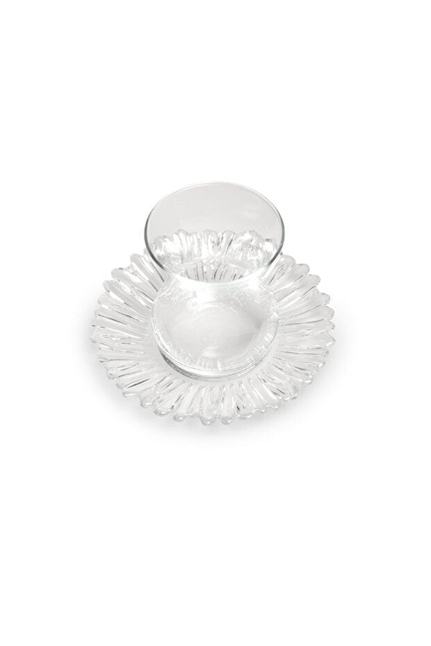 Pasabahce Aurora Premium Turkish Tea Glassware Set - 12 - Piece - TryAladdin