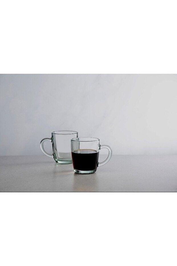 Pasabahce Aware Collection Recycled Glass Handled Mugs - 4 - Pack - TryAladdin