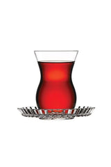 Pasabahce Beykoz Premium Turkish Tea Glass Set - 6 Pieces - TryAladdin