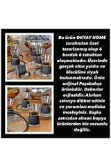 Pasabahce Blackline Premium Gilded Tea Set - 12 Piece - TryAladdin