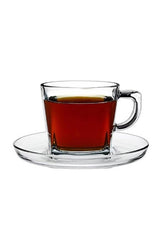 Pasabahce Carre Turkish Tea Glass Set - 6 - Piece, 215ml - TryAladdin