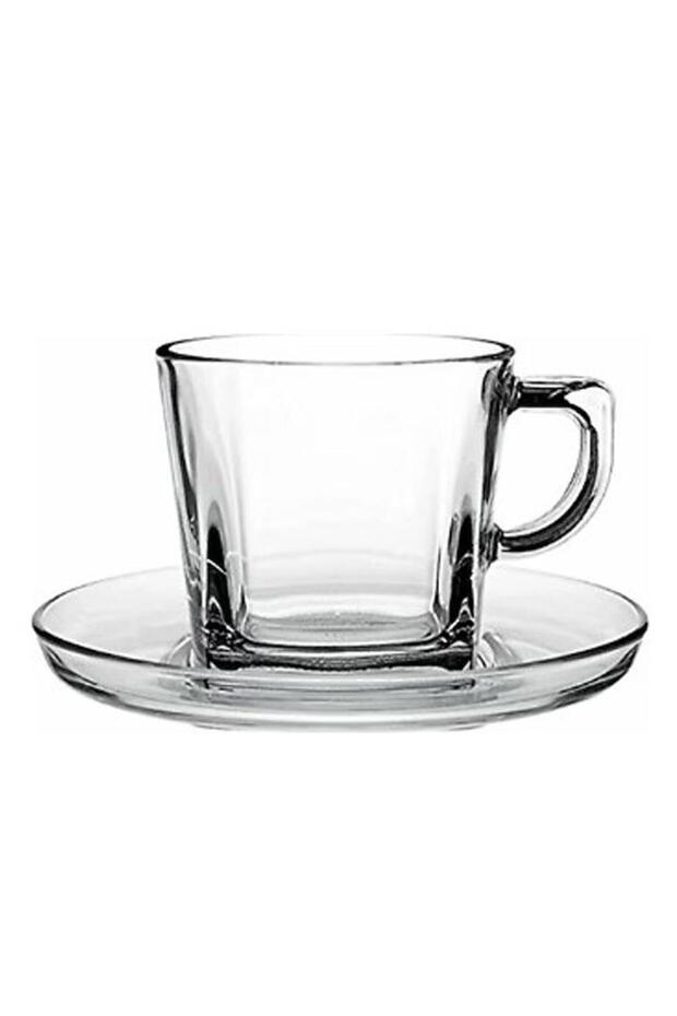 Pasabahce Carre Turkish Tea Glass Set - 6 - Piece, 215ml - TryAladdin