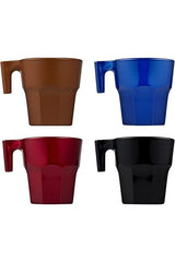 Pasabahce Casablanca Metallic Vibrant Espresso Cup Set - 4 - Piece - TryAladdin