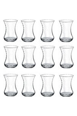 Pasabahce Classic Ince Belli Turkish Tea Glasses - 12 - Piece Set - TryAladdin