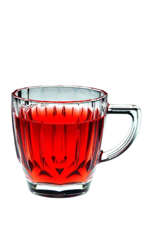Pasabahce Diamond Handled Glass Set - 2 x 245ml - TryAladdin