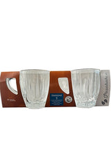 Pasabahce Diamond Handled Glass Set - 2 x 245ml - TryAladdin