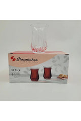Pasabahce Echo Professional Turkish Tea Glasses - 160ml, Set of 6 - TryAladdin