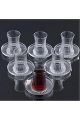 Pasabahce Elisia Professional Turkish Tea Glass Set - 12 Piece - TryAladdin