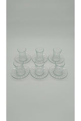 Pasabahce Elysia Premium Glass Tea Set - 12 Piece - TryAladdin