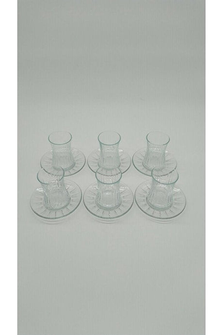 Pasabahce Elysia Premium Glass Tea Set - 12 Piece - TryAladdin