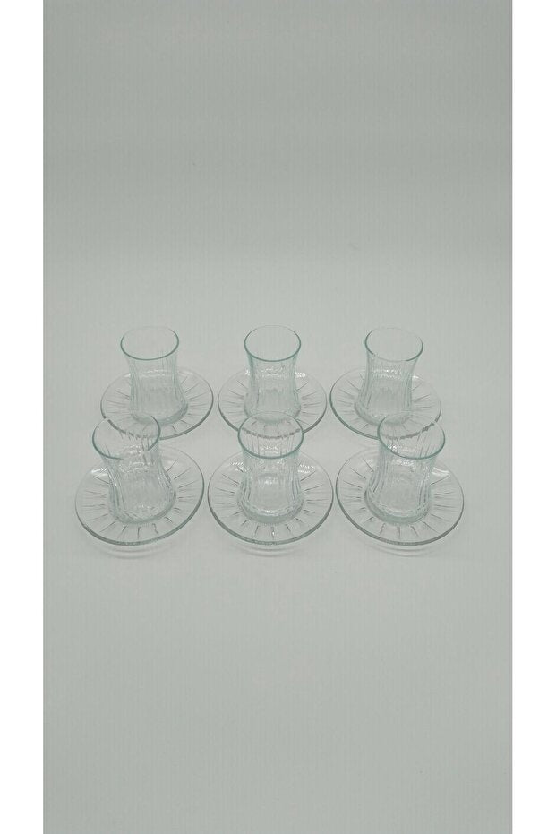Pasabahce Elysia Premium Glass Tea Set - 12 Piece - TryAladdin