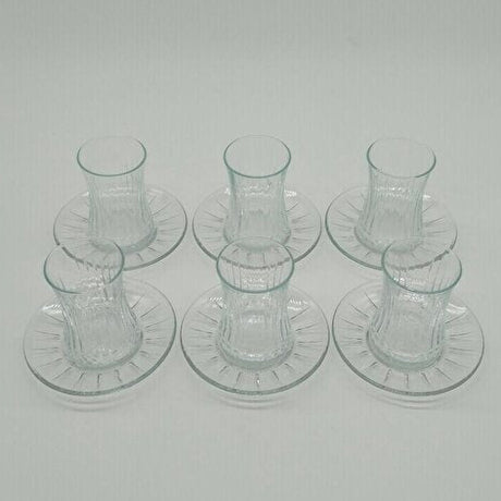 Pasabahce Elysia Premium Glass Tea Set - 12 Piece - TryAladdin