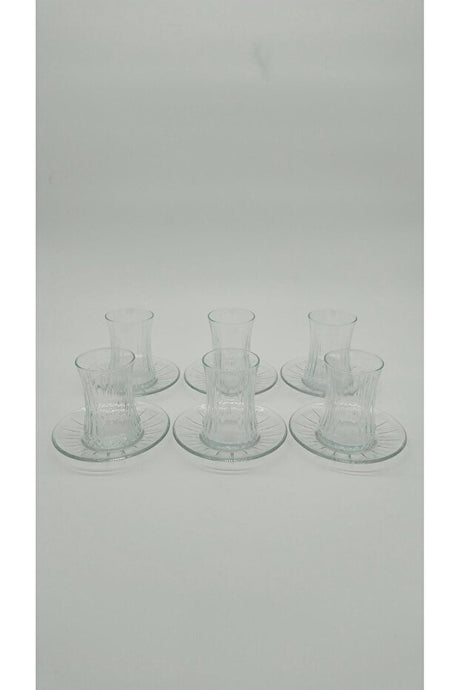Pasabahce Elysia Premium Glass Tea Set - 12 Piece - TryAladdin
