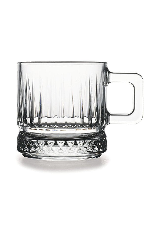 Pasabahce Elysia Professional Glass Tea & Coffee Mug Set - 195ml - TryAladdin