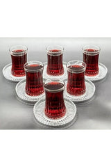 Pasabahce Elysia Professional Turkish Tea Glass Set - 12 Piece - TryAladdin