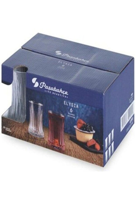 Pasabahce Elysia Professional Turkish Tea Glasses - Set of 12 - 170ml - TryAladdin