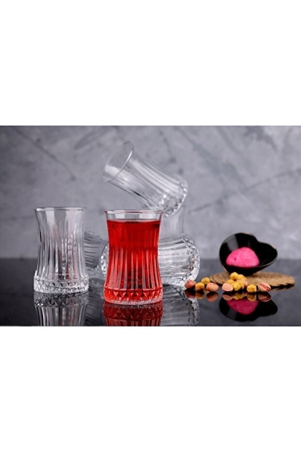 Pasabahce Elysia Professional Turkish Tea Glasses - Set of 12 - 170ml - TryAladdin